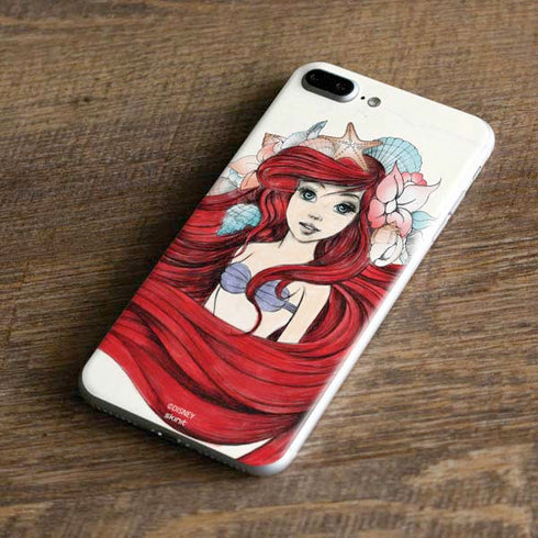 Disney The Little Mermaid Ariel Illustration iPhone 8 Plus Skin